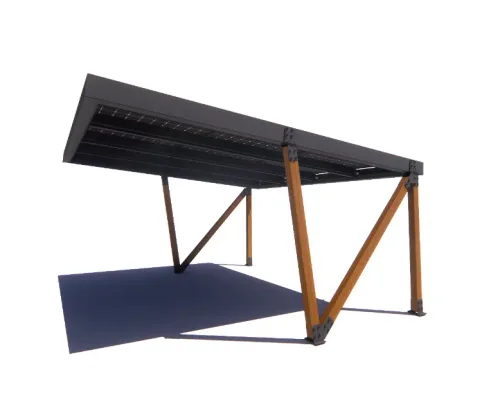  Carport solaire — 2 voitures